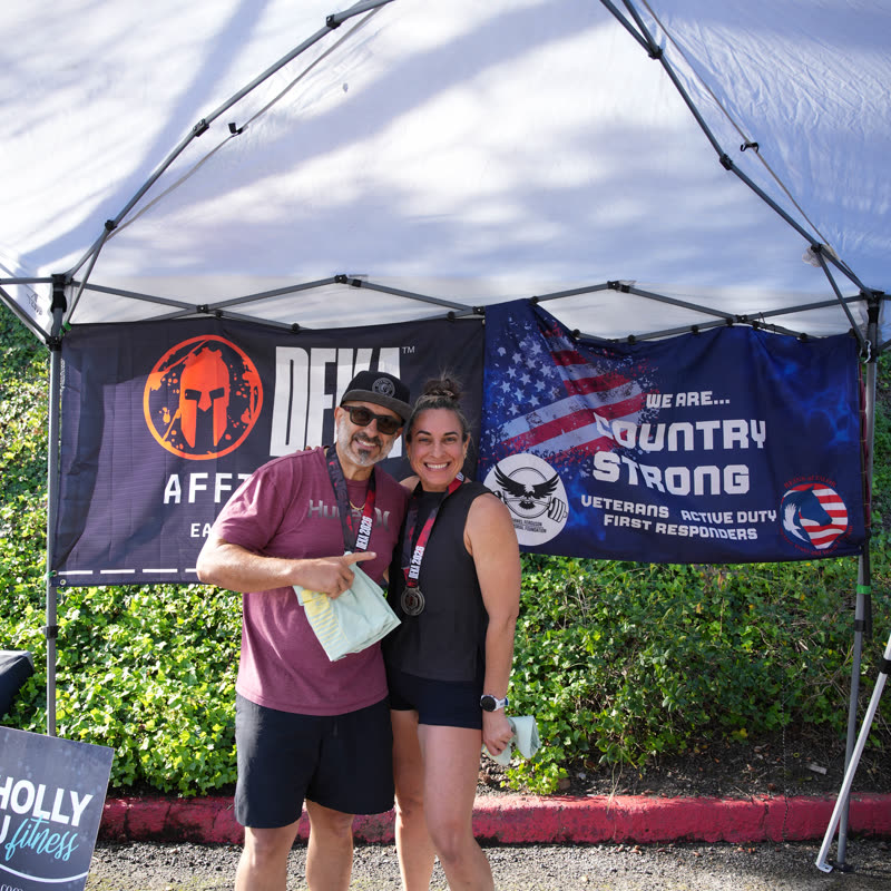 Finishers at a DEKA event at Wholly You Fitness in Fallbrook