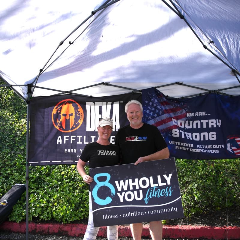 Finishers at a DEKA event at Wholly You Fitness in Fallbrook